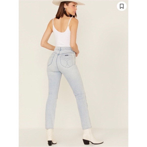 ROLLA'S High Rise Straight Jeans Size 26 - Picture 2 of 12